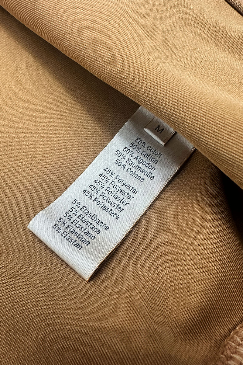 Hermes Мужская кофта на молнии бежевого цвета 