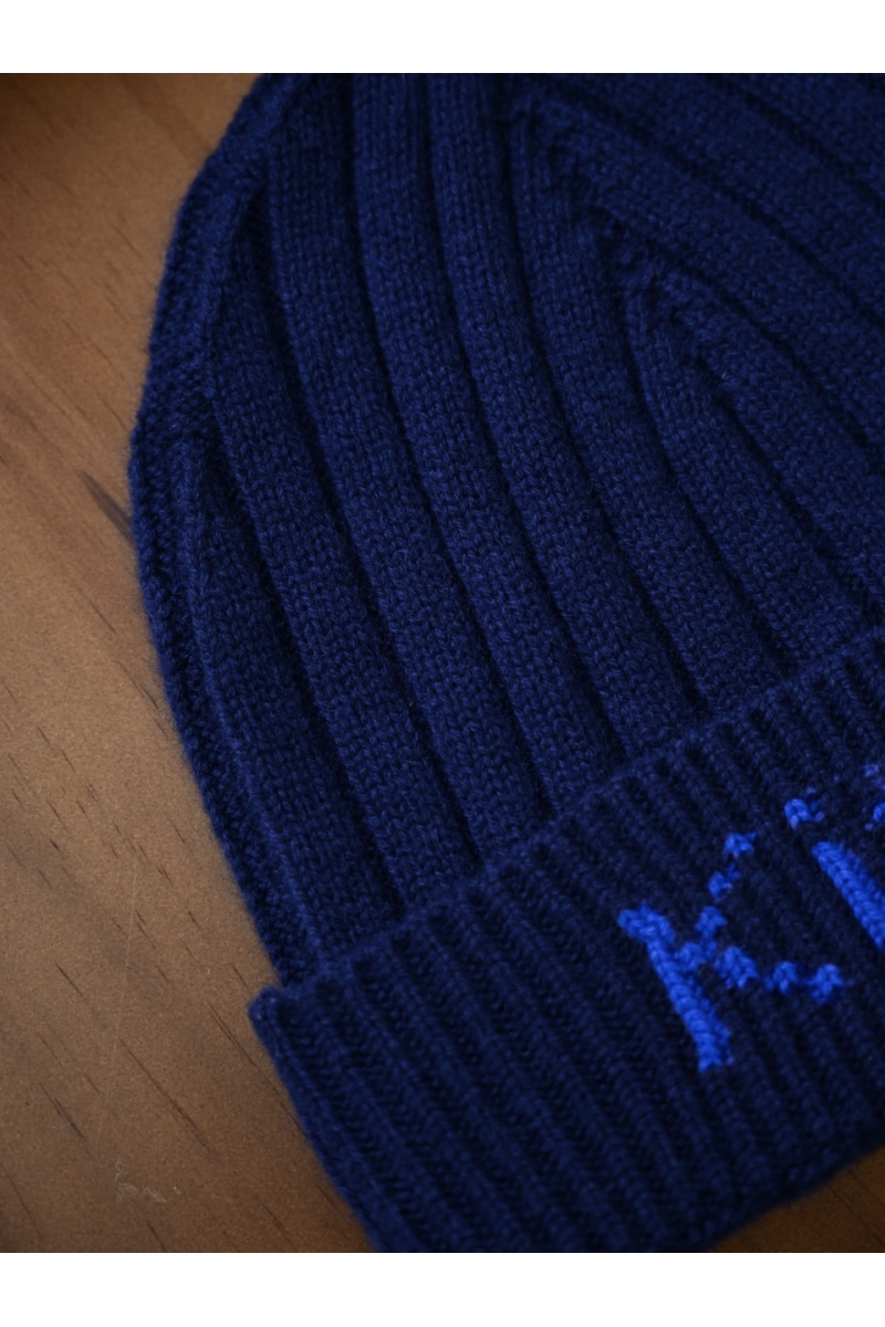 Kiton Кашемировая шапка premium - Royal Blue