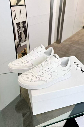 Женские кожаные кроссовки Premium - White
