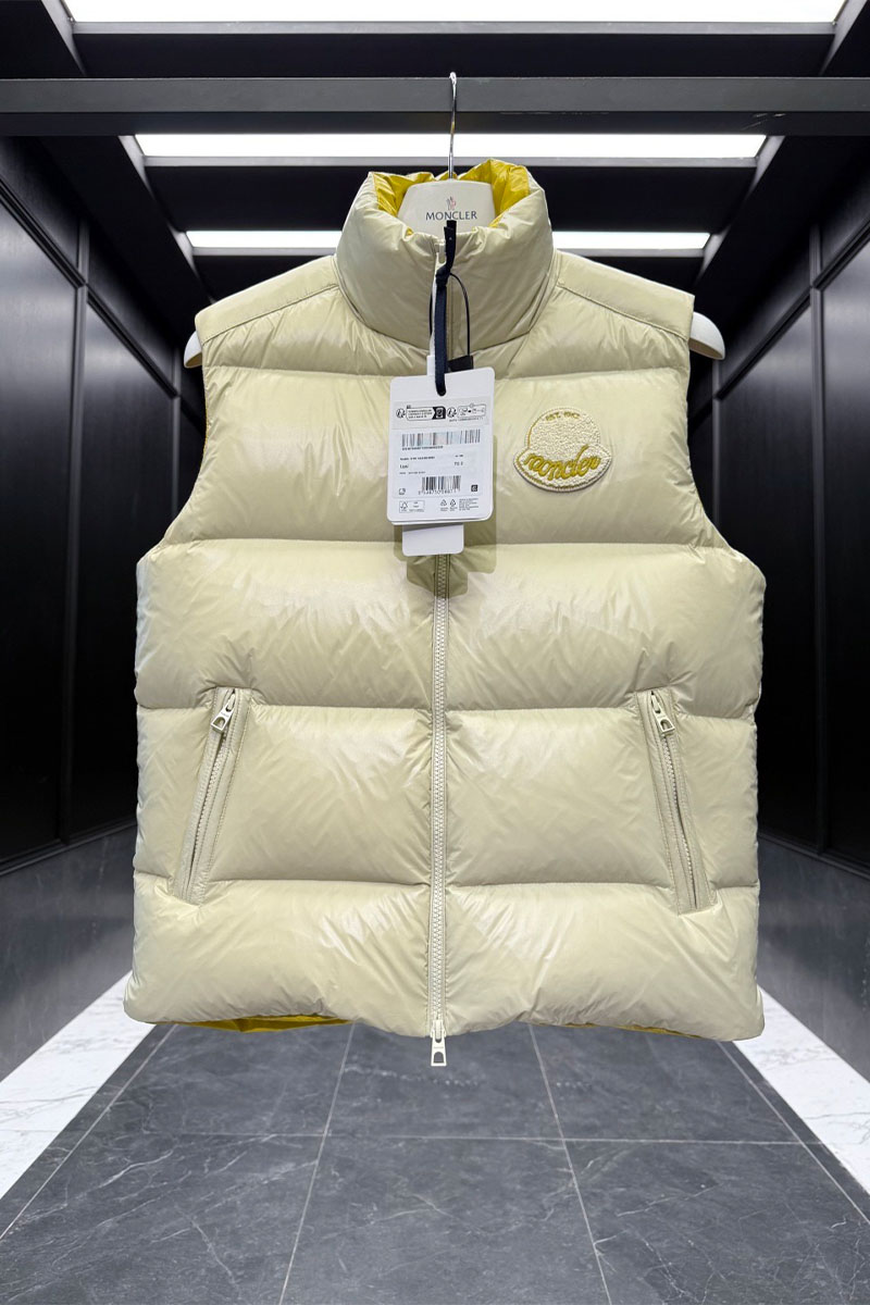Moncler Мужской бежевый жилет Lipsi