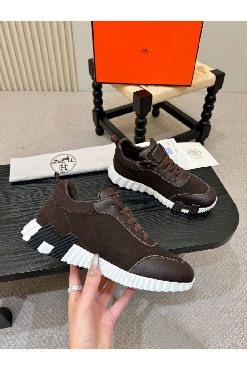 Hermes Мужские кроссовки Bouncing - Brown