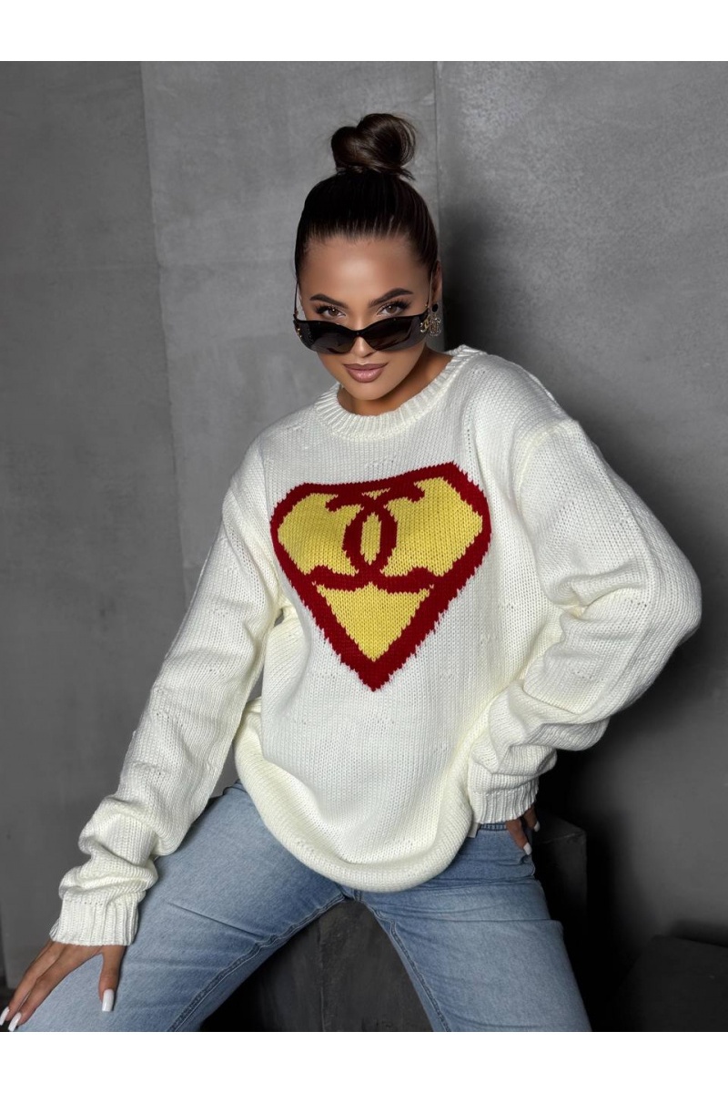 Chаnеl Женский белый свитер Métiers d'art
