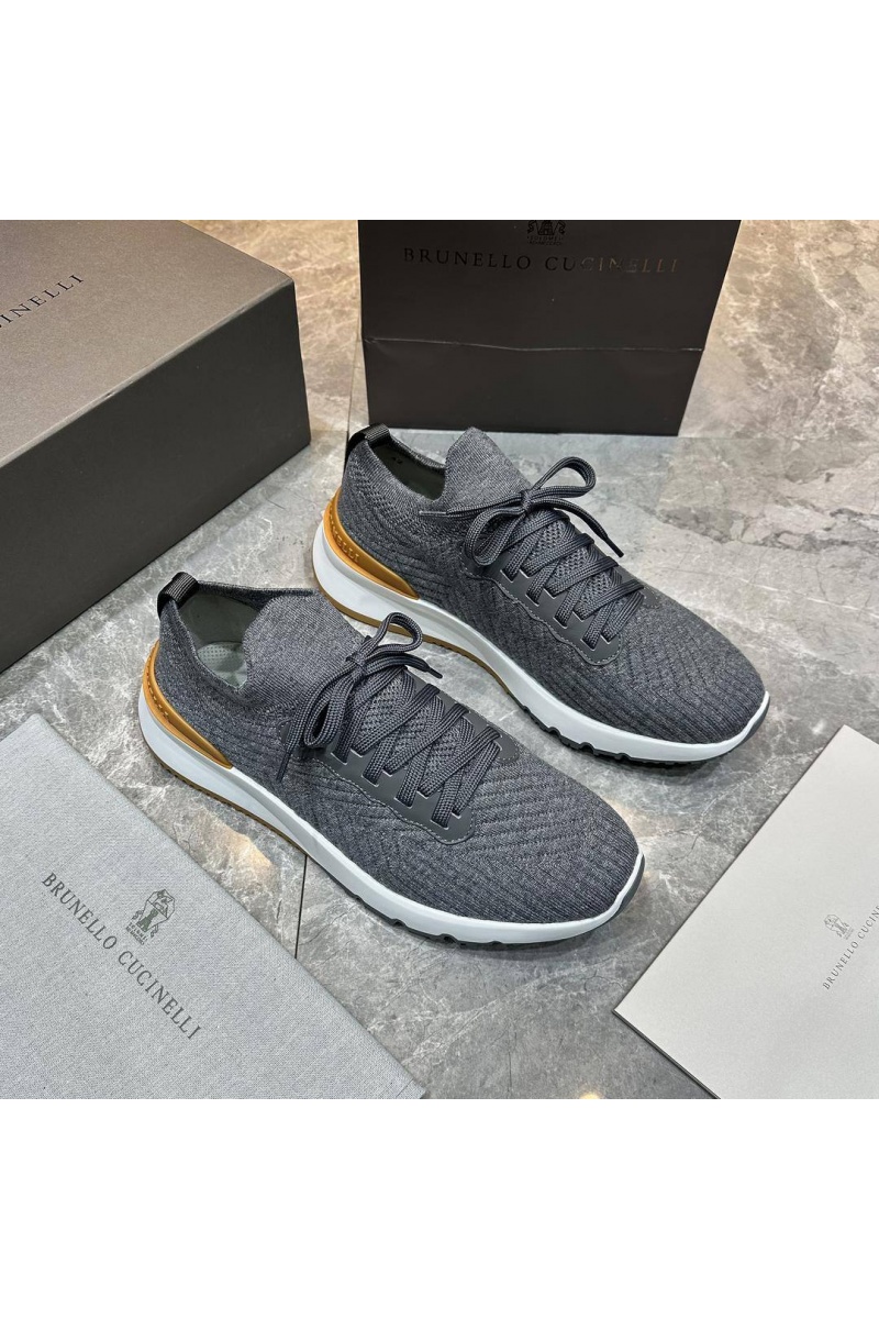Designer Мужские кроссовки knitted - Grey