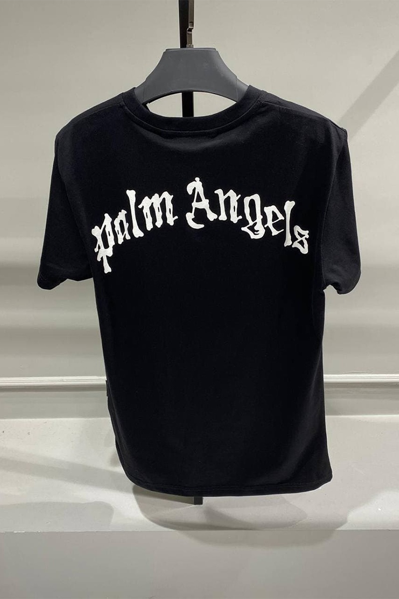 Palm Angels Чёрная оверсайз футболка "Teddy"