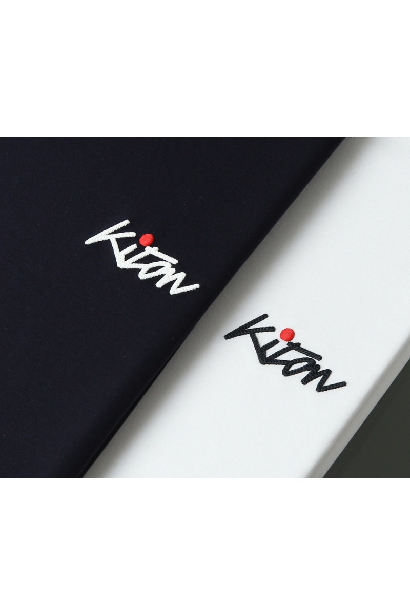 Kiton Мужская чёрная футболка premium 