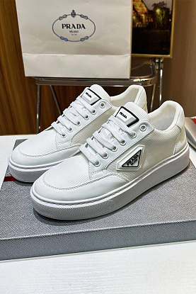 Мужские кроссовки logo-plaque - White