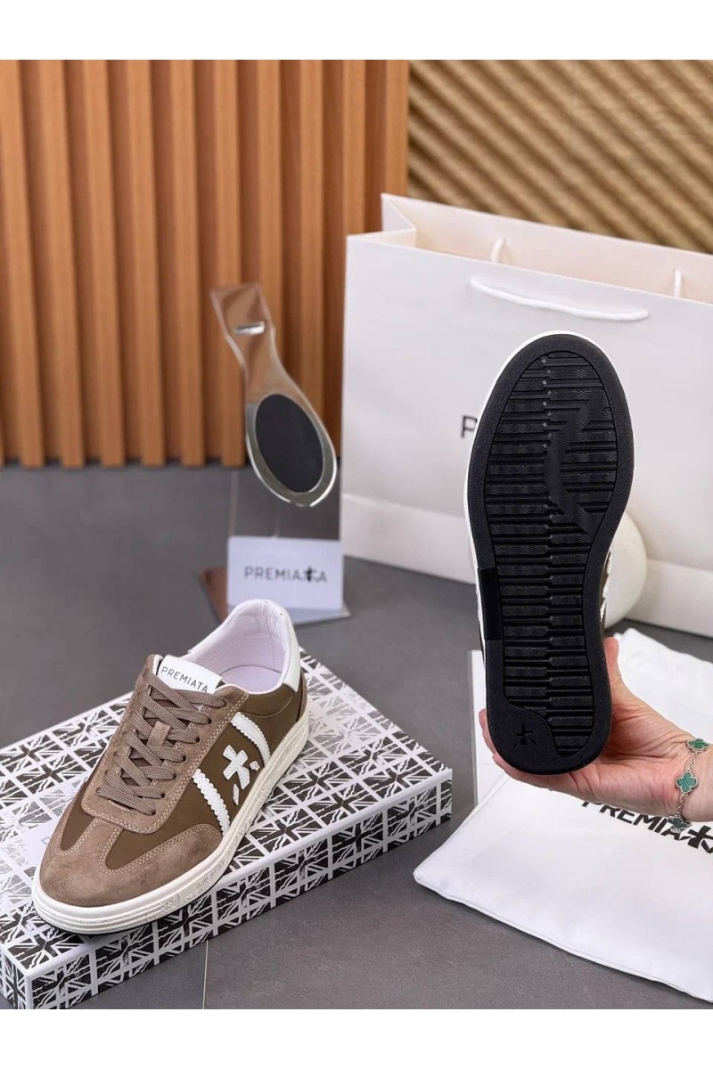 Premiata Комбинированные кроссовки Bonnie - Brown