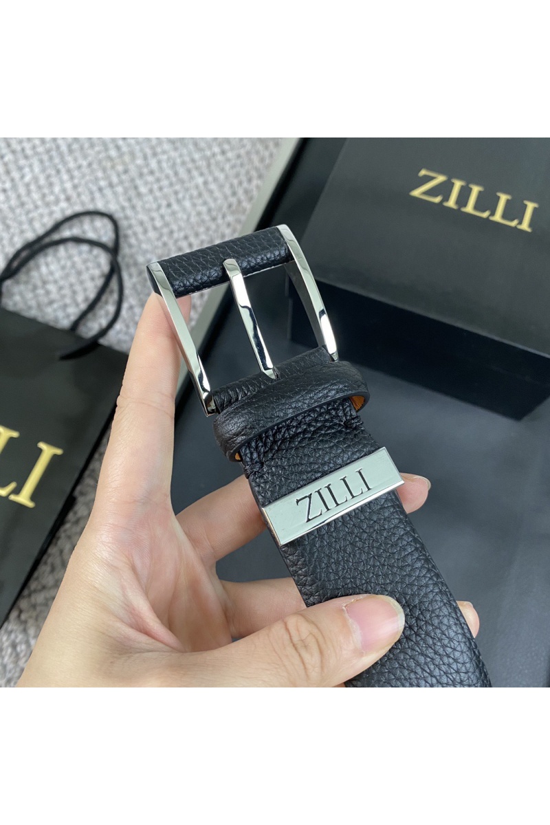 Zilli Двусторонний кожаный ремень Premium (ширина 3.8 см)