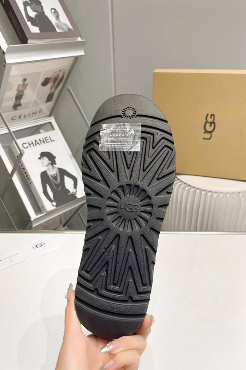 UGG Мужские чёрные ботинки Classic