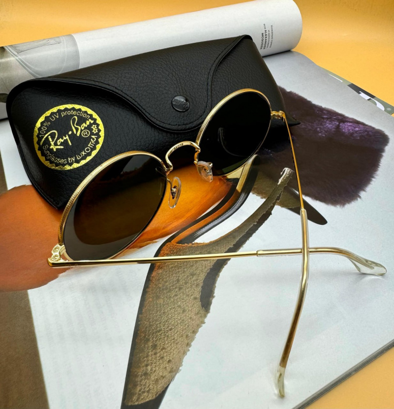 Ray Ban Солнцезащитные очки Oval Metal - Green