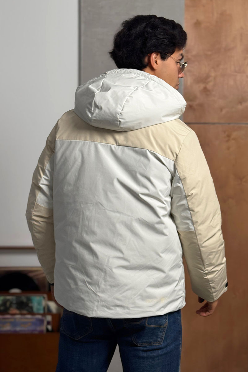 Moncler Пуховик Grenoble Fussen Ski - White / Beige 