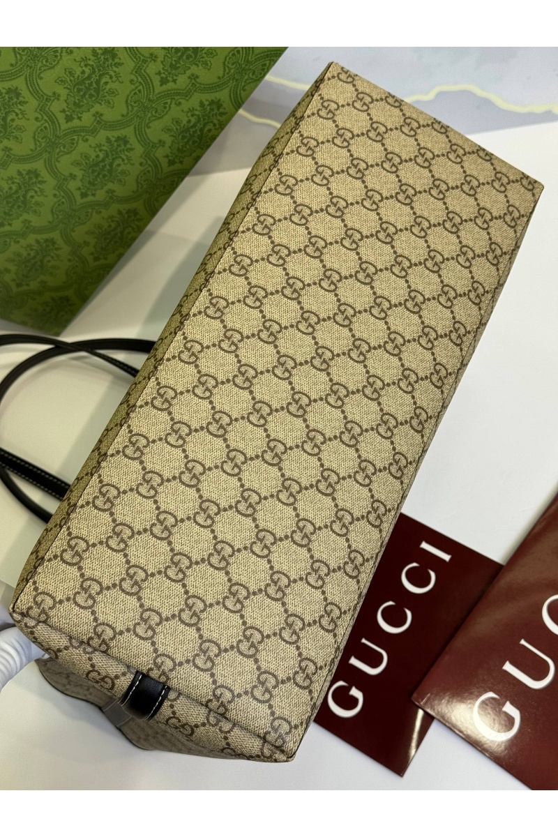 Gucci Кожаная сумка GG Emblem premium 38x25x15 см