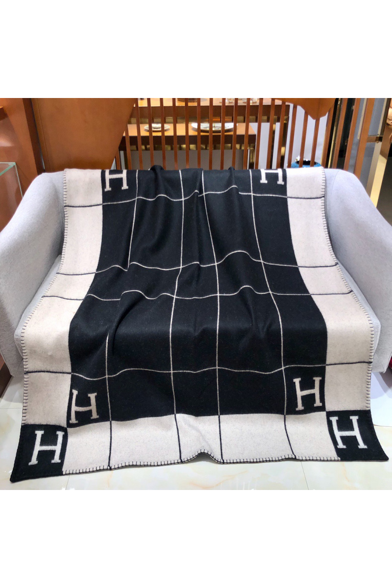 Hermes Плед Avalon III premium 140x170 см - Black