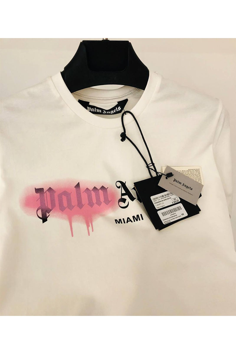 Palm Angels Женская футболка Miami - White