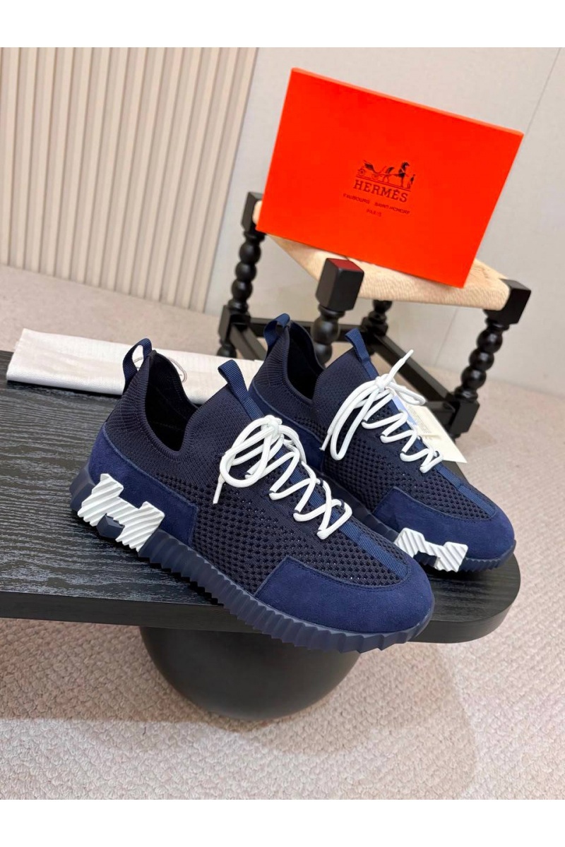 Hermes Текстильные кроссовки lift slip-on