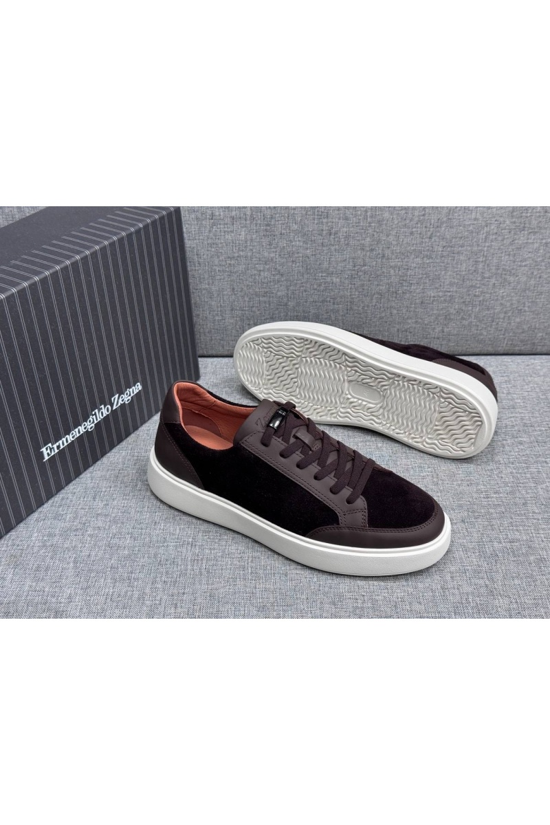 Zegna Комбинированные кроссовки 