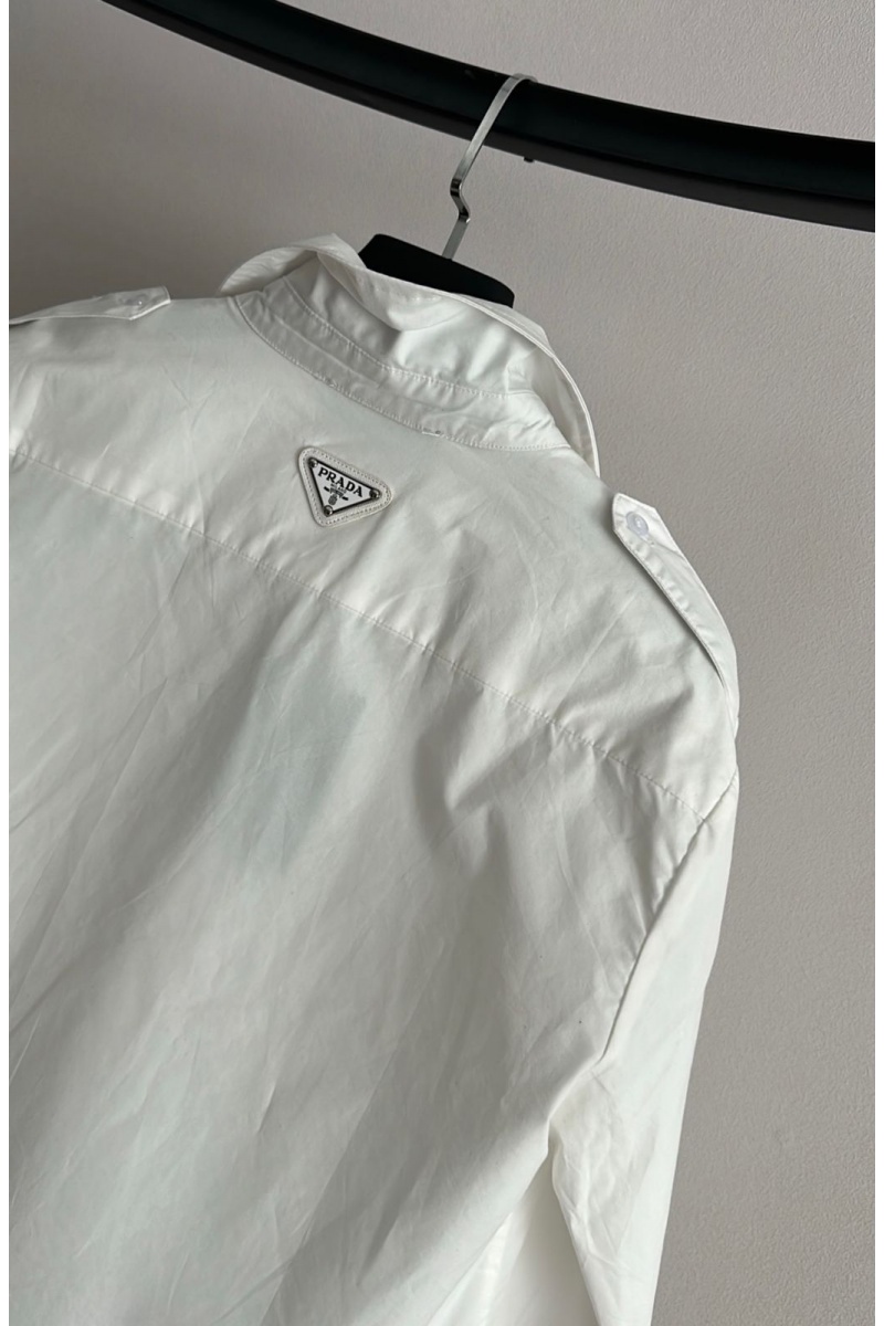 Prada Женская рубашка белого цвета