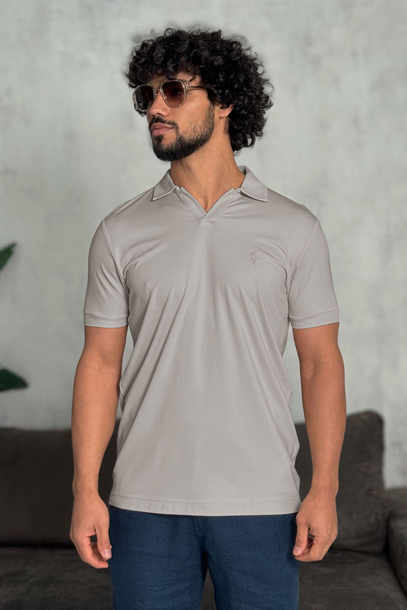 Polo Ralph Lauren Мужское серое поло 