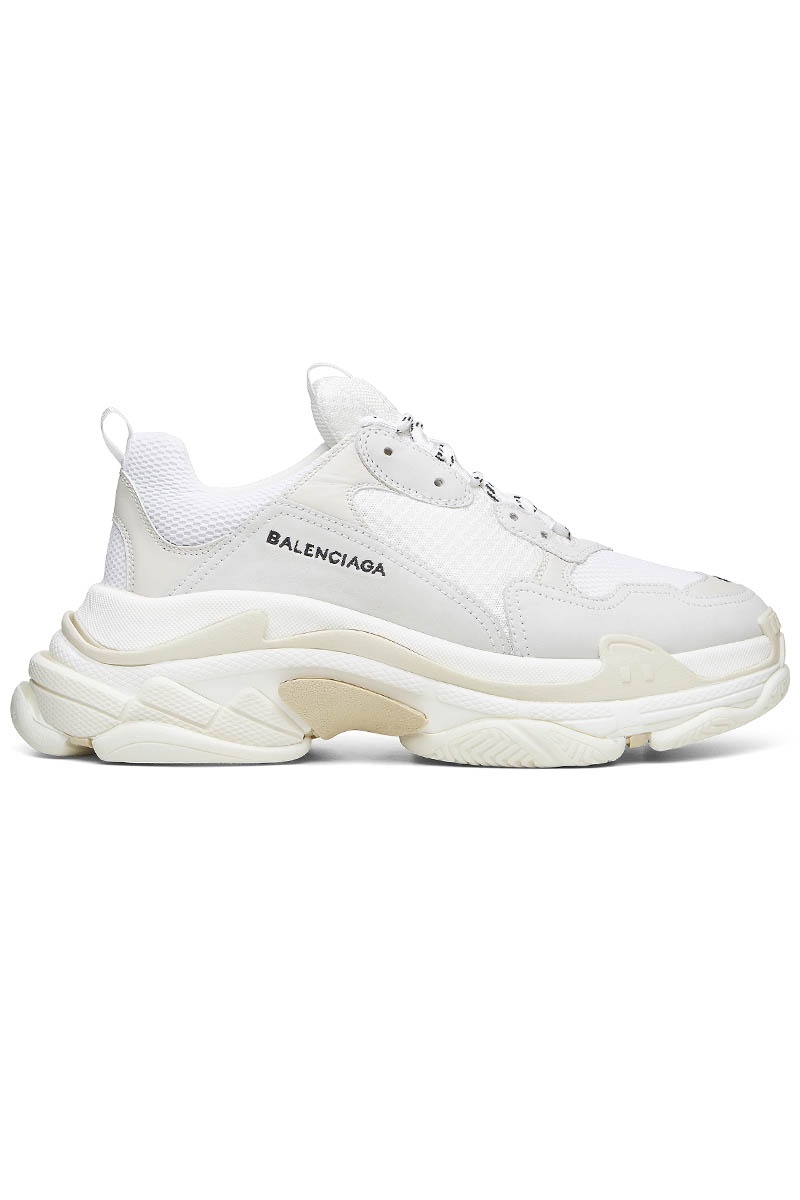 triple s balenciaga white