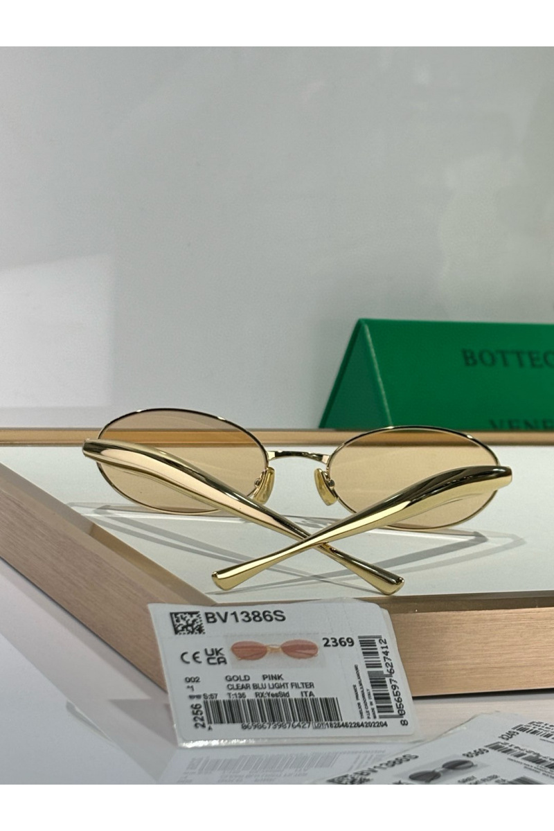 Bottega Veneta Солнцезащитные очки Sardine Oval