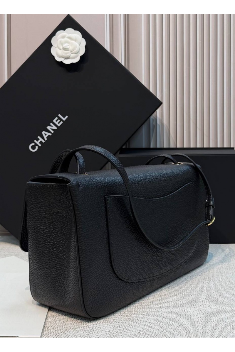 Chаnеl Кожаная сумка premium 32x19.5x10 см