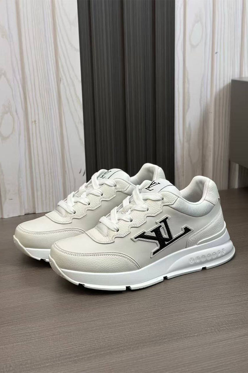 Lоuis Vuittоn Кожаные кроссовки Premium - White