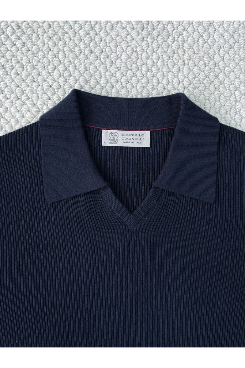 Designer Мужское синее поло Premium