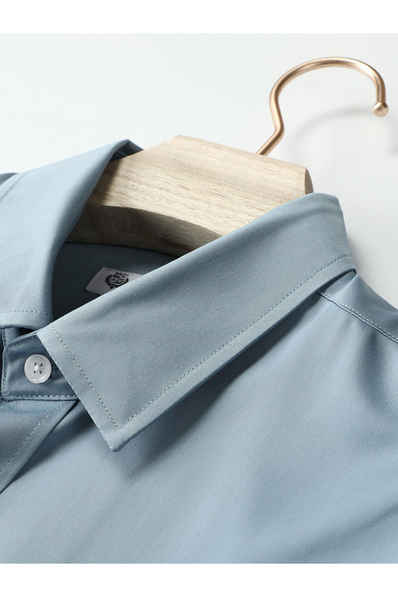 Loro Piana Рубашка голубого цвета premium