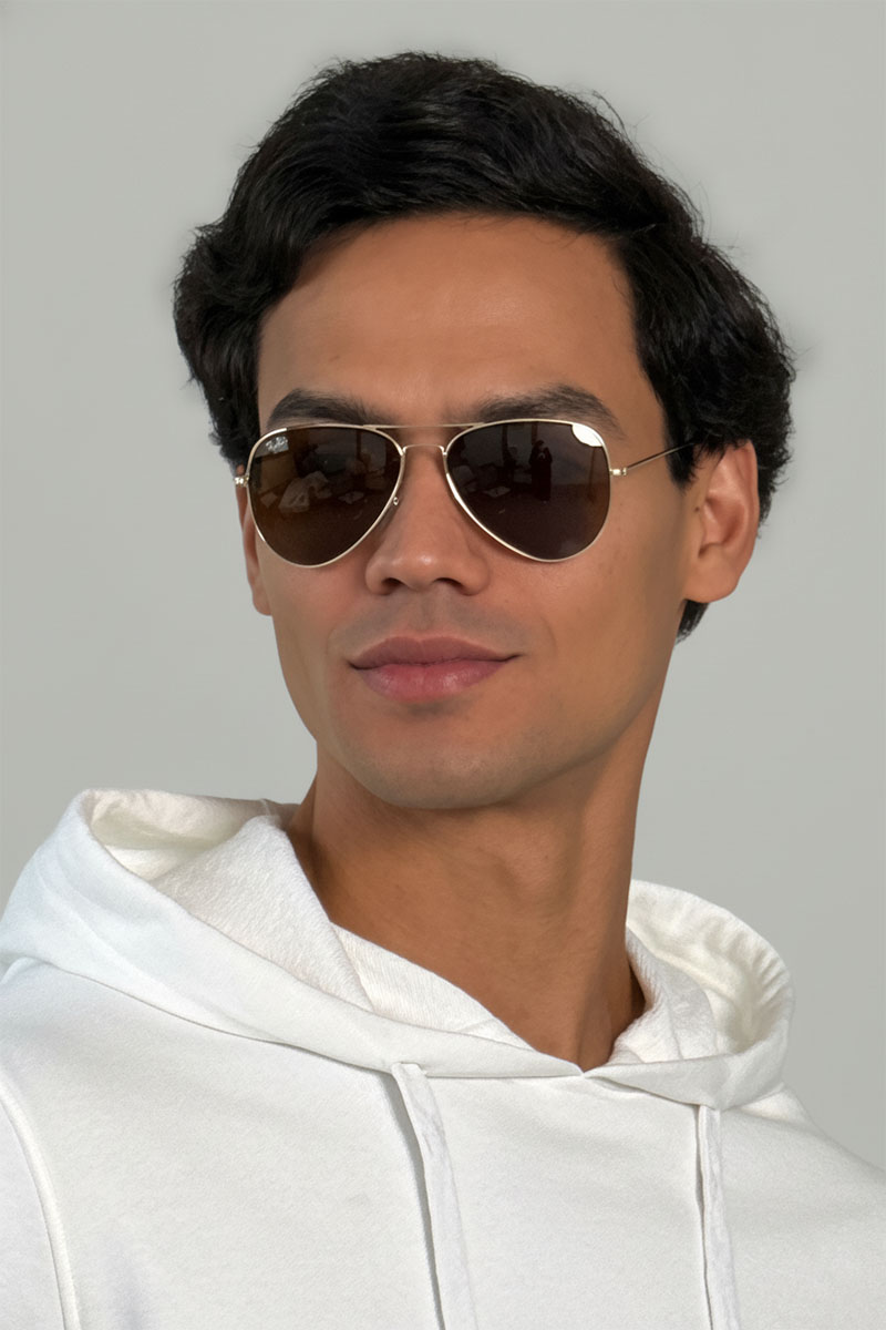 Ray Ban Солнцезащитные очки Aviator Large Metal