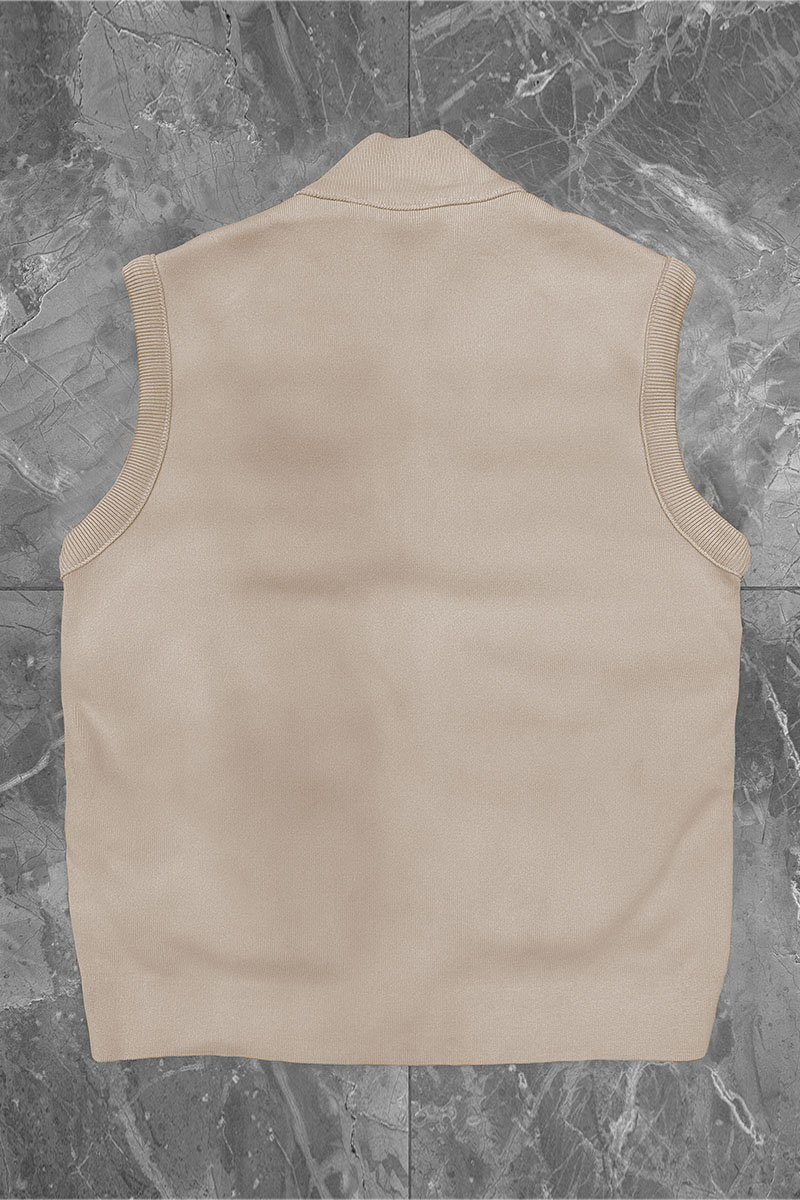 Burberry Мужской жилет TB metallic logo - Beige