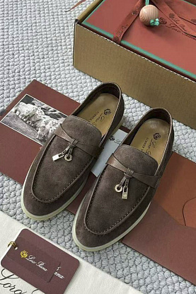 Женские лоферы Summer Charms Walk premium - Brown