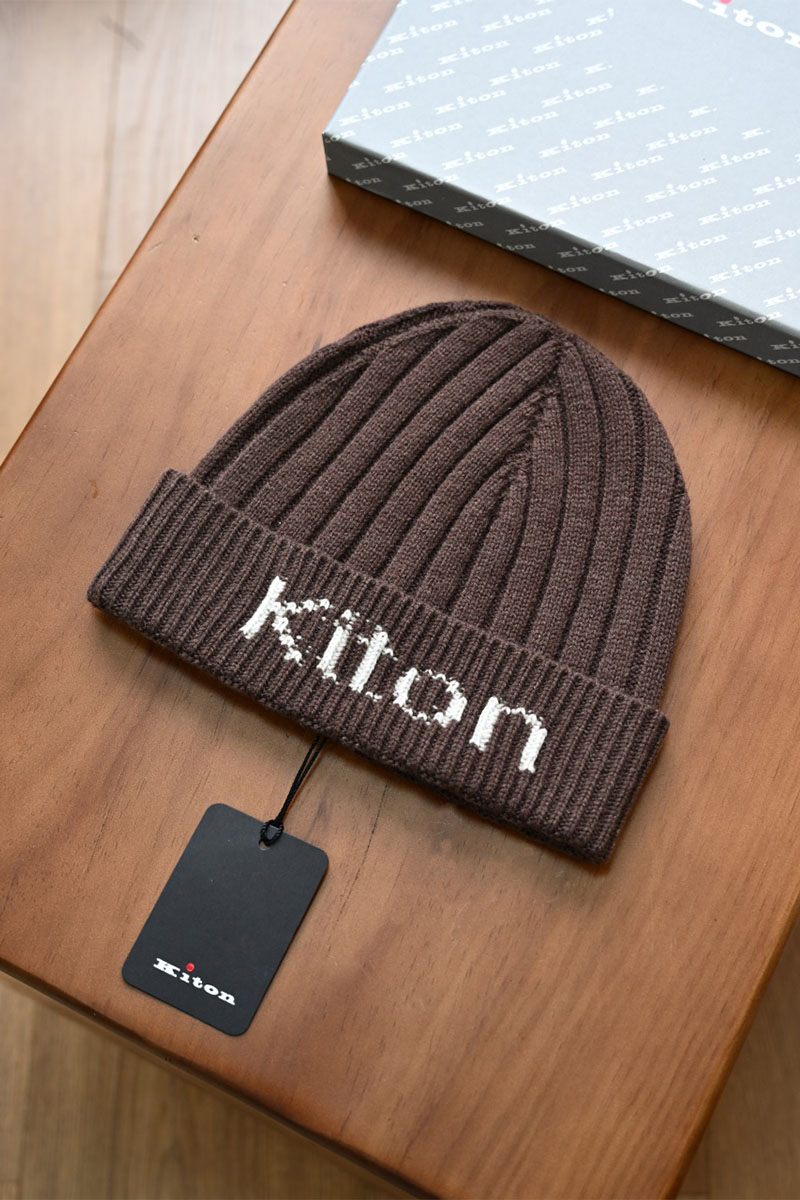 Kiton Кашемировая шапка premium - Coffee