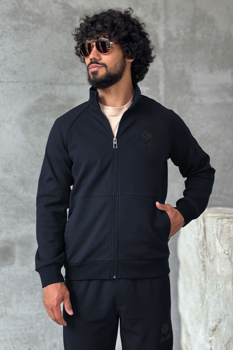 Loro Piana Спортивный костюм тёмно-синего цвета 