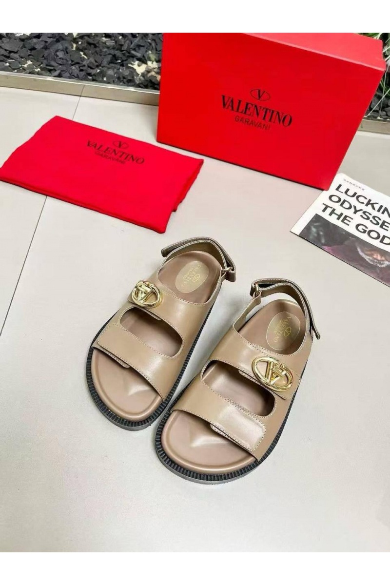 Valentino Женские кожаные сандалии Rockstud
