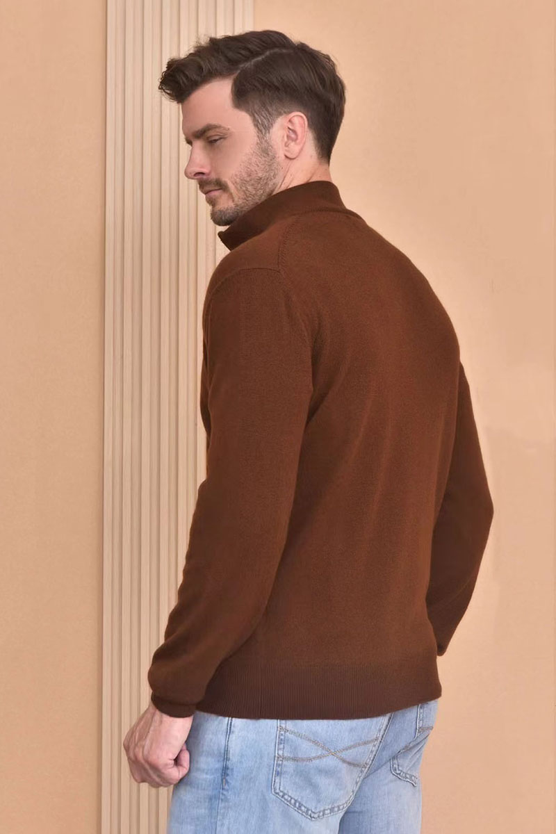 Designer Кашемировый свитер Premium - Brown