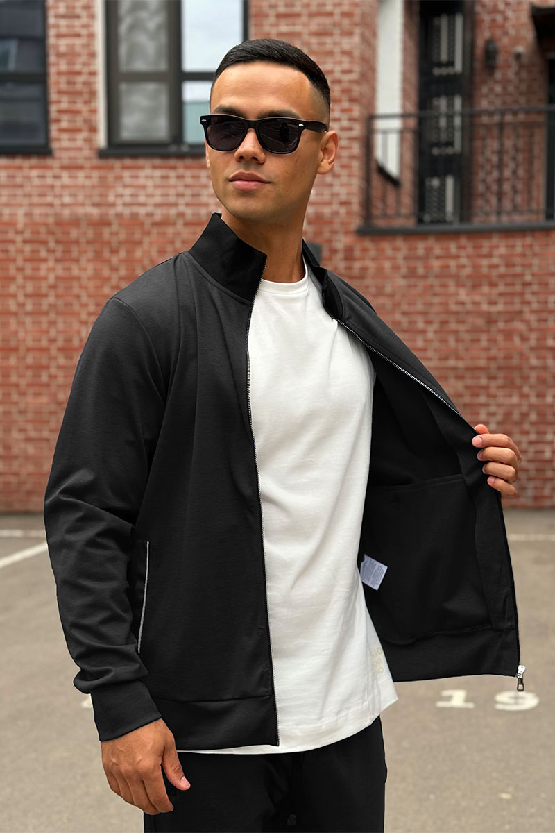 Brioni Чёрный спортивный костюм B-еmbroidery 