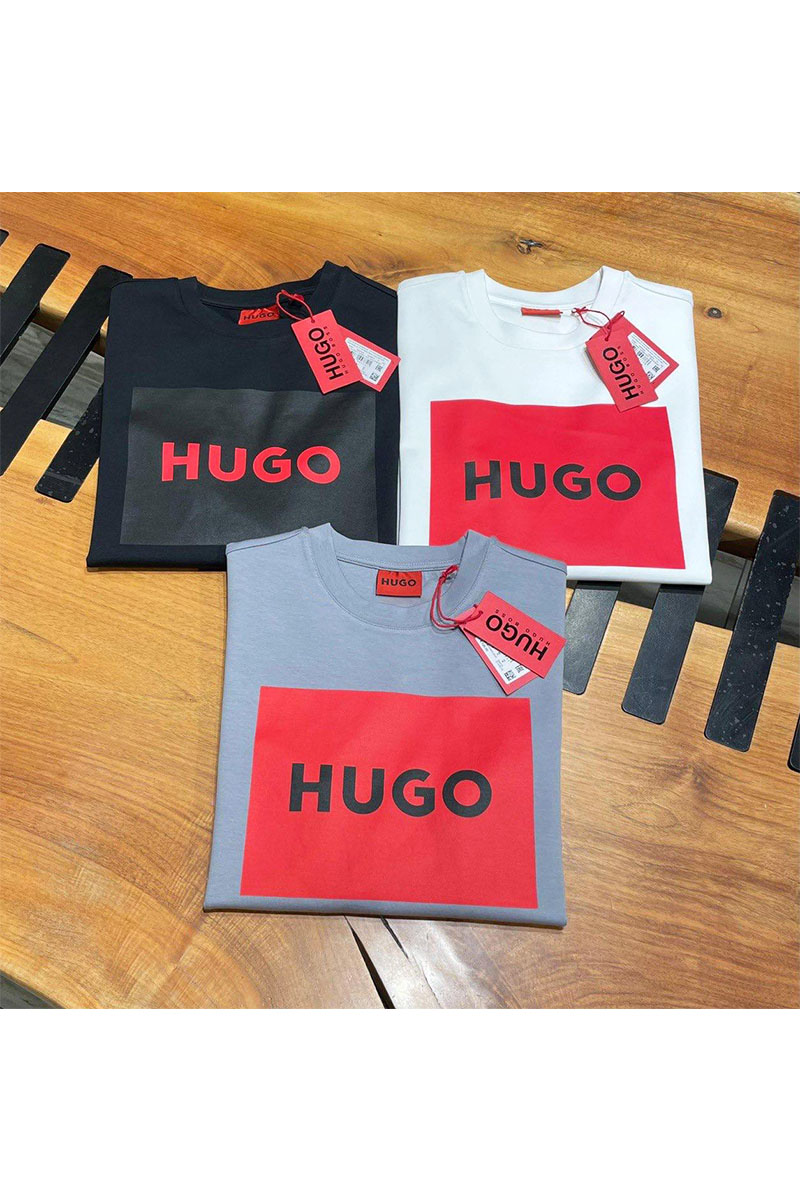 Hugо Воss Белый свитшот Duragol logo-print 