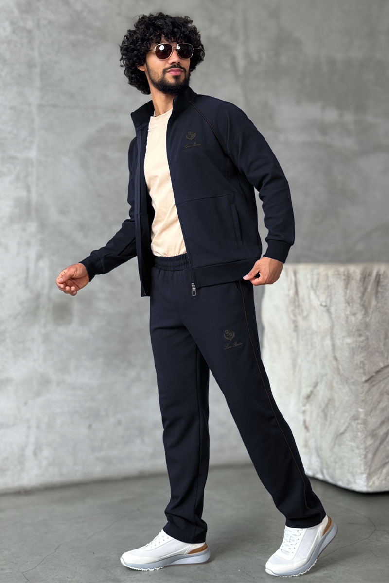Loro Piana Спортивные штаны тёмно-синего цвета 