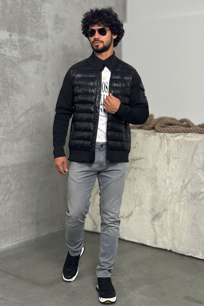 Moncler Куртка с вязаными рукавами 