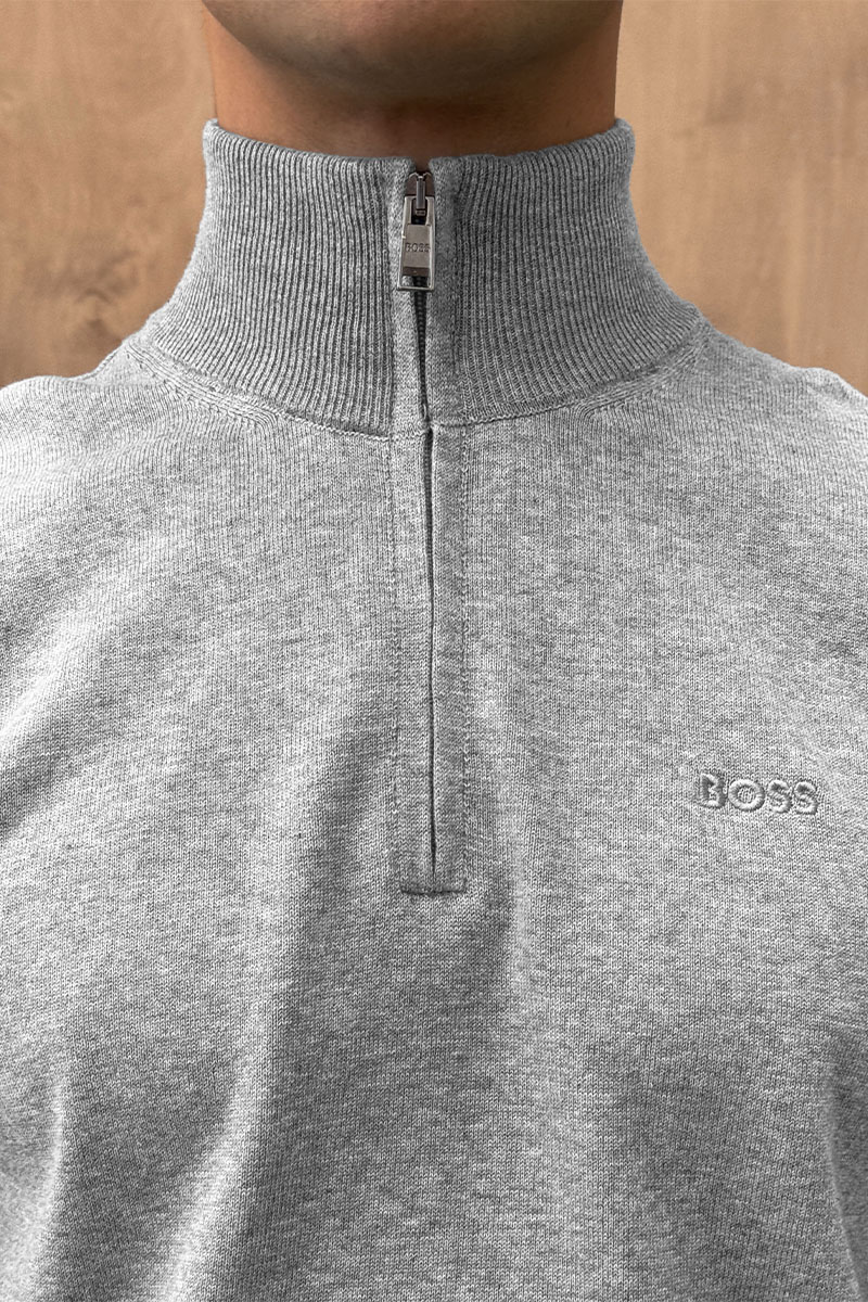 Hugо Воss Мужской джемпер серого цвета