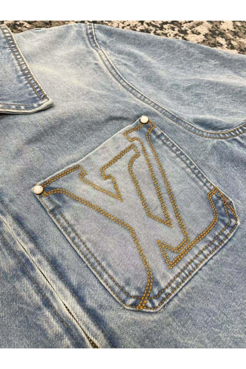 Lоuis Vuittоn Джинсовая куртка Premium - Washed Indigo