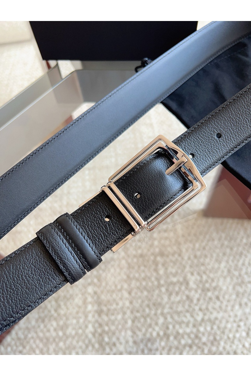 Zegna Двусторонний кожаный ремень premium