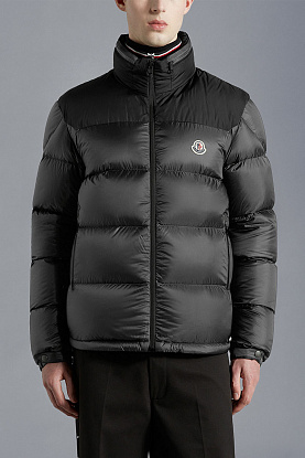 Утеплённая куртка Peuplier logo-patch - Grey / Black