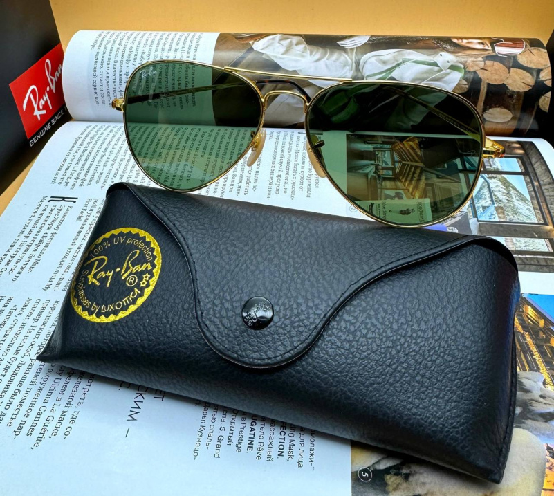 Ray Ban Солнцезащитные очки Aviator Large Metal