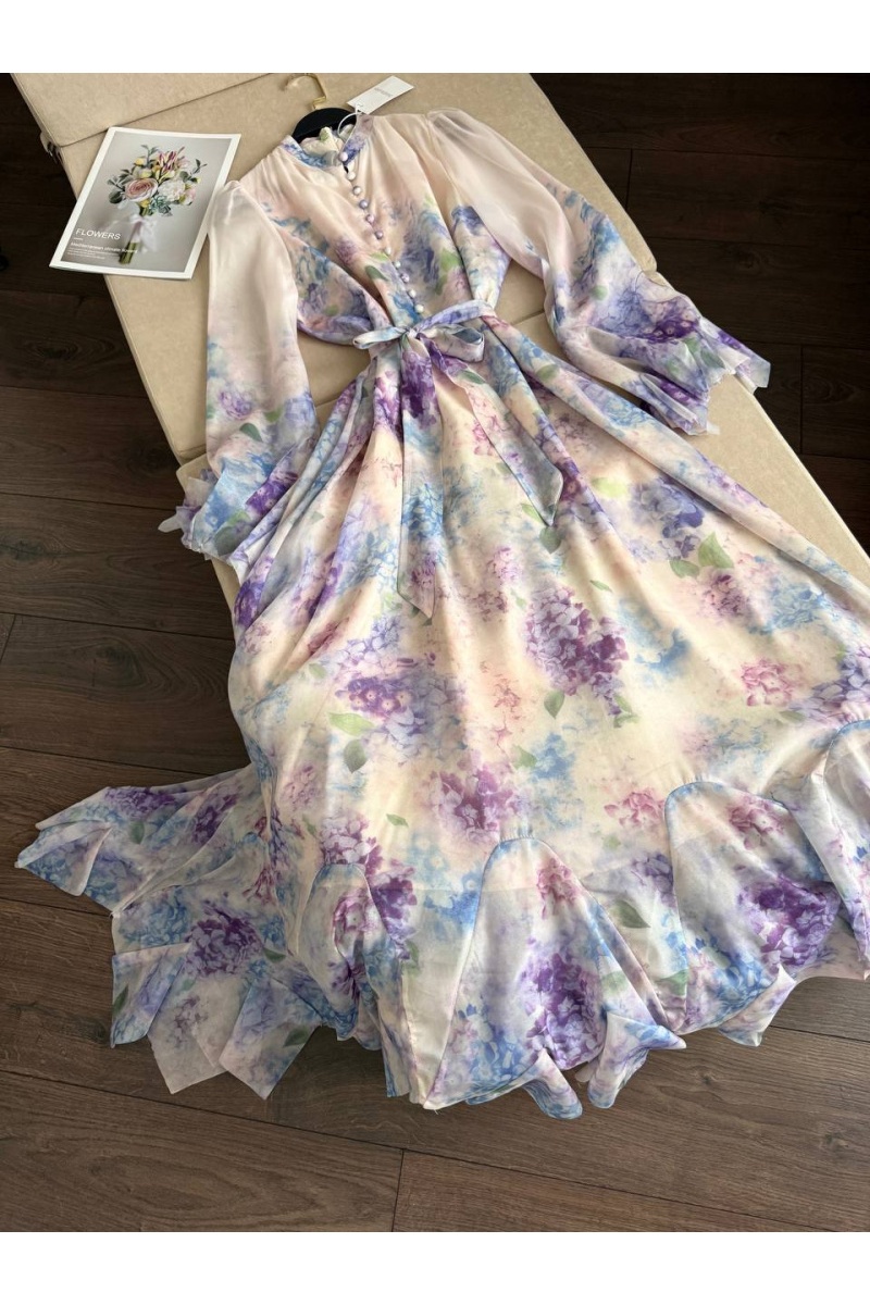 Zimmermann Женское платье с цветочным принтом premium