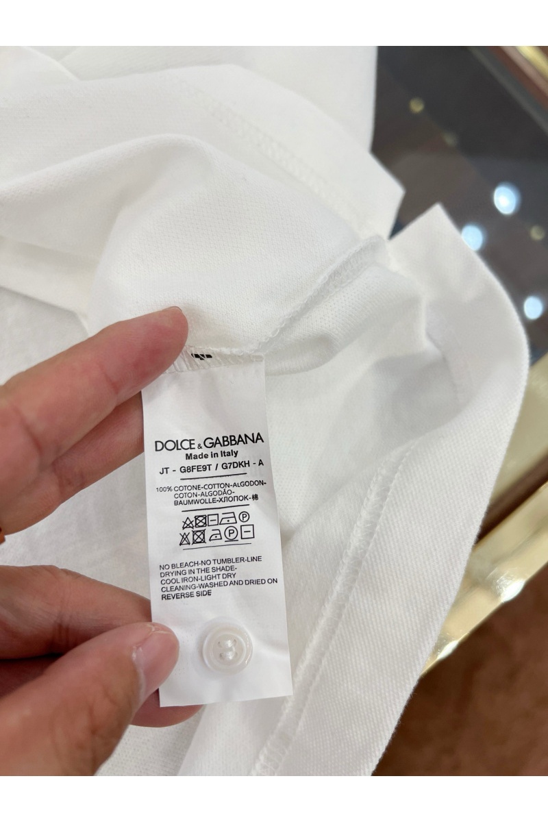 Dоlсе & Gаbbаnа Мужское поло Premium - White