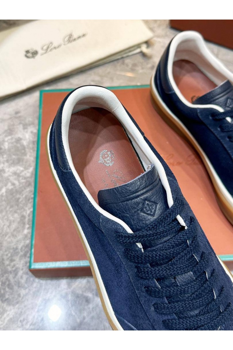Loro Piana Мужские замшевые кроссовки Tennis Walk