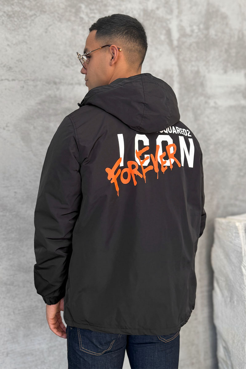 Dsquared2 Мужская ветровка ICON Forever logo-print