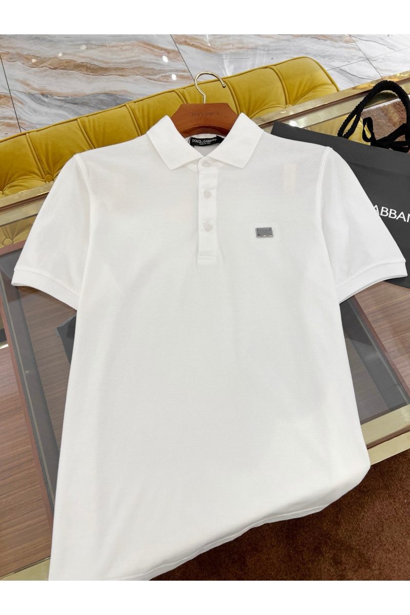 Dоlсе & Gаbbаnа Мужское поло Premium - White
