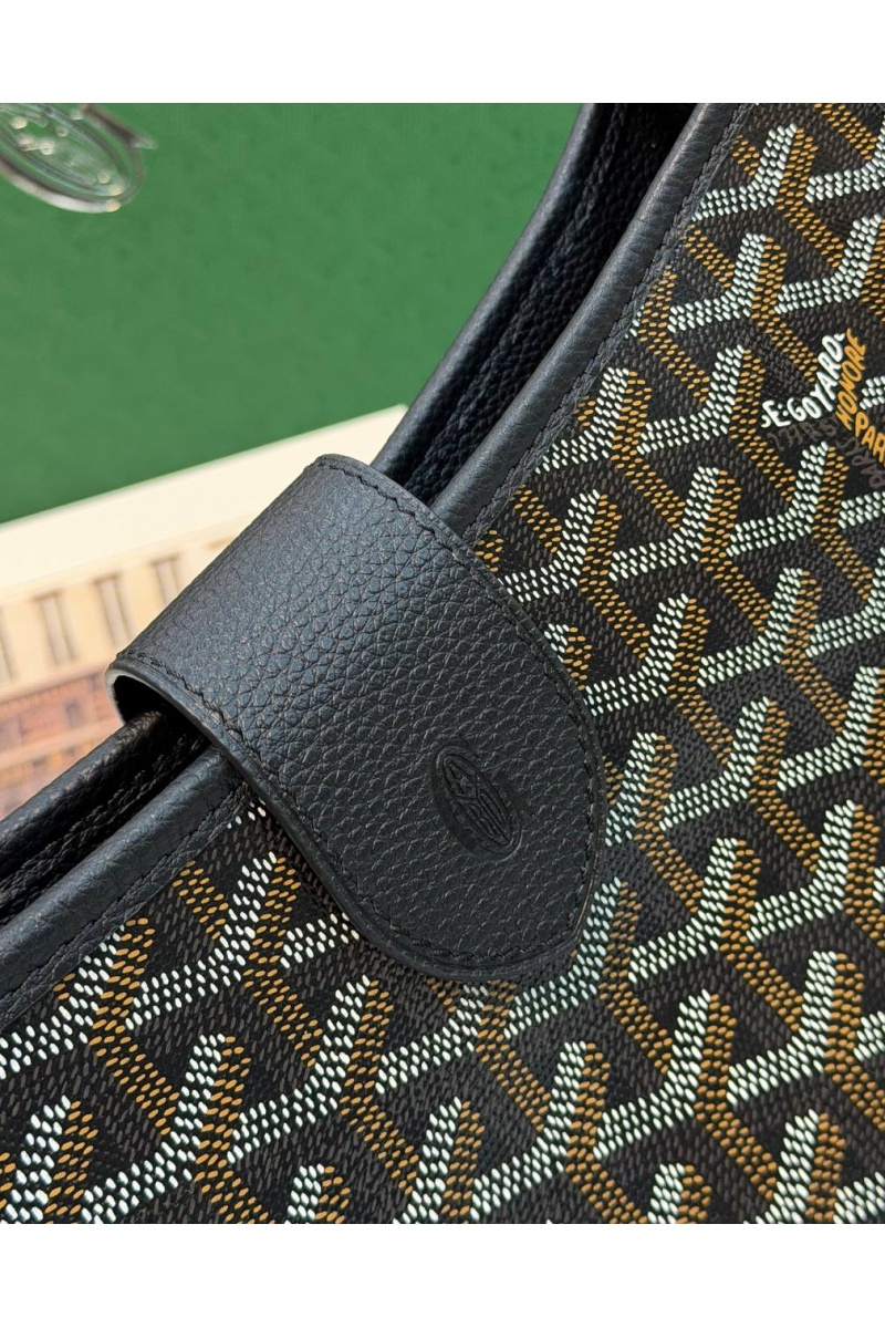 Designer Clothing Кожаная сумка Goyard Musette PM premium 28x22x10 см
